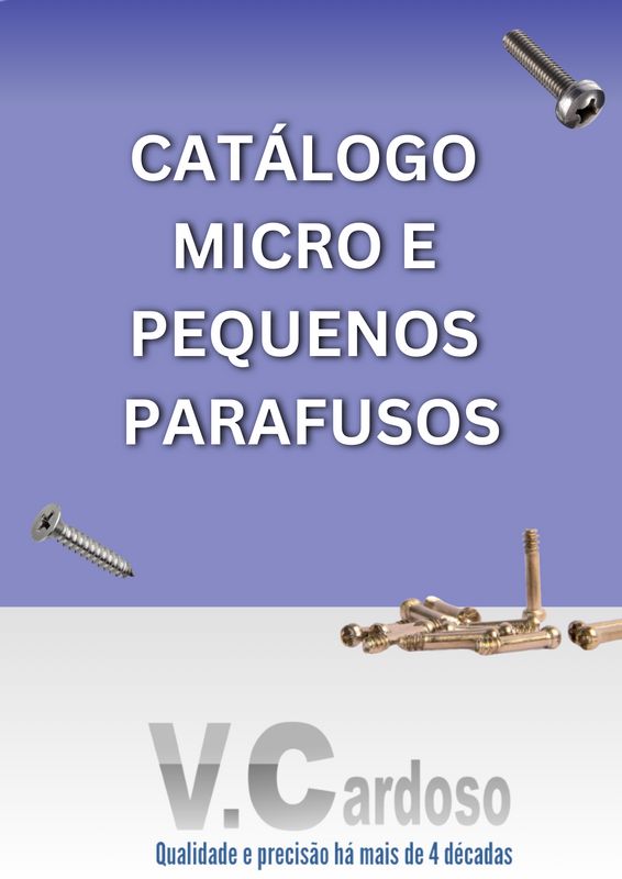 Catálogo micro e pequeno Parafusos